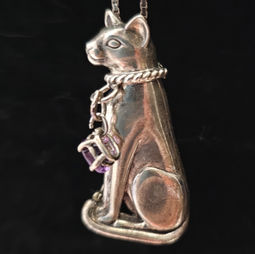 Carol Felley Sterling Pendant Brooch